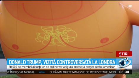 Donald Trump, vizită controversată la Londra