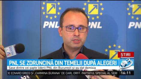 PNL se zdruncină din temelii după alegeri. Șase dintre cei șapte lideri PNL din București și-au dat demisia