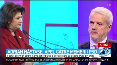 Adrian Năstase, apel către membrii PSD