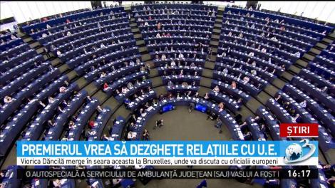 Premierul vrea sa dezgheţe relaţiile cu U.E