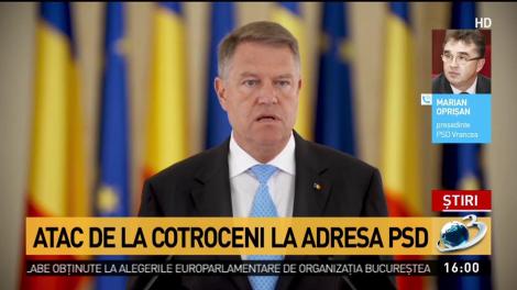 Marian Oprișan îi dă replica lui Klaus Iohannis: Președintele face o eroare