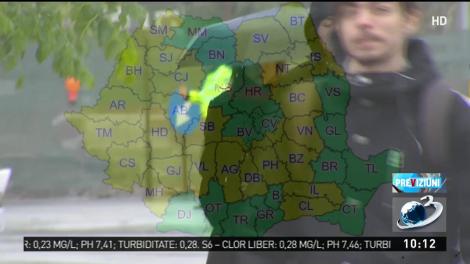 Alertă meteo: cod galben de ploi torențiale