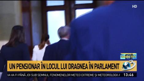 Un pensionar în locul lui Dragnea în Parlament