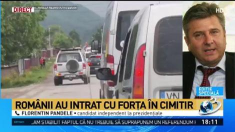 Florentin Pandele, despre scandalul de la cimitirul de la Valea Uzului