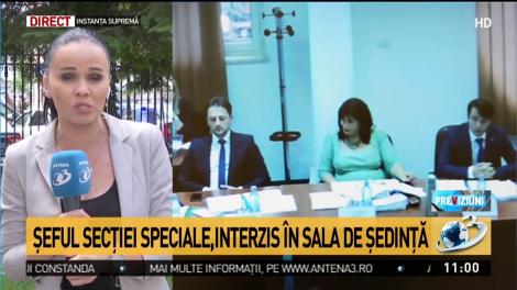 Circ la Instanţa Supremă! Șeful secţiei de investigare a magistraţilor nu a fost lăsat să intre în sala de judecată