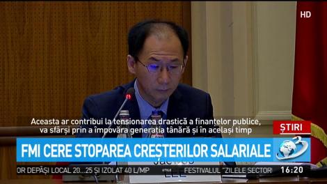 Veste nimicitoare pentru români. Fondul Monetar Internaţional recomandă Guvernului să nu mai crească salariile