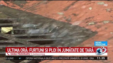 Alertă meteo: Furtuni și ploi în jumătate din țară