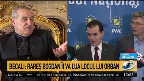 Gigi Becali: „Eu cred că Rareș Bogdan îi va lua locul lui Ludovic Orban”