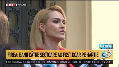 Gabriela Firea, declarații despre Dăncilă: Mi-a spus că a nu a fost lăsată să se implice în realizarea legii bugetului de stat