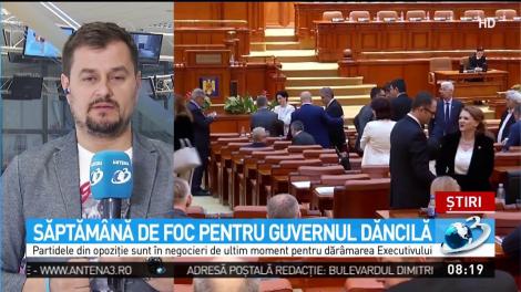 Săptămână de foc pentru Guvernul Dăncilă