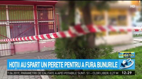 Jaf ca-n filme la o casă de amanet din Bârlad. Hoţii au spart peretele unei alte clădiri, pentru a ajunge la pradă