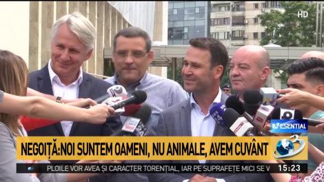 Negoiţă: Noi suntem oameni, nu animale, avem cuvânt