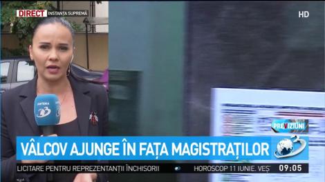 Vâlcov ajunge în faţa magistraţilor