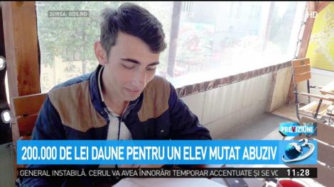 Un fost elev a c&acirc;ştigat 200.000 de lei &icirc;n instanţă de la unul dintre liceele &icirc;n care a &icirc;nvăţat.