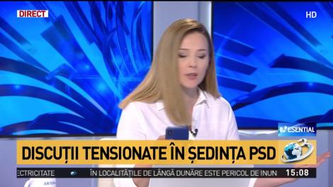 Discuţii tensionate în şedinţa PSD