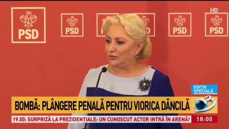 Plângere penală pentru Viorica Dăncilă