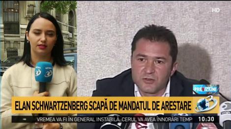 Elan Schwartzenberg scapă de mandatul de arestare