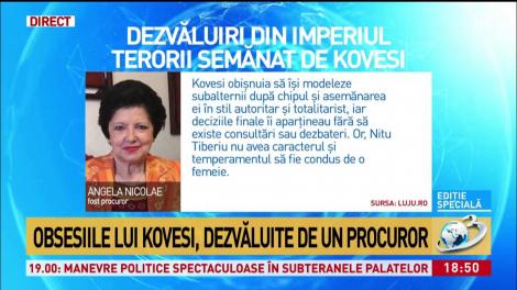 Fostă procuroare, dezvăluiri despre atitudinea lui Kovesi când era șefa DNA: „Obișnuia să își modeleze subalternii după chipul și asemănarea ei în stil autoritar și totalitarist”