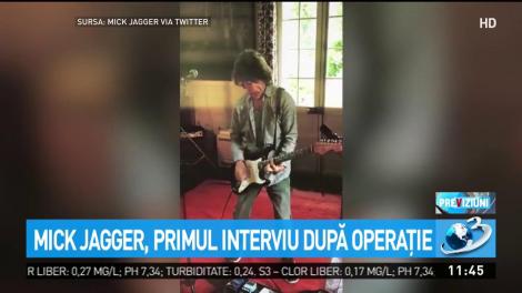 Mick Jagger, primul interviu după operaţie