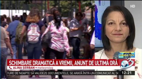 Schimbare dramatică a vremii. Anunţ de ultimă oră