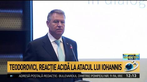 Teodorovici, reacţie acidă la atacul lui Iohannis