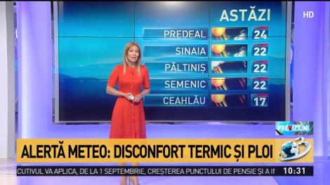 ALERTĂ de la ANM: Disconfort termic şi instabilitate atmosferică &icirc;n cea mai mare parte a ţării