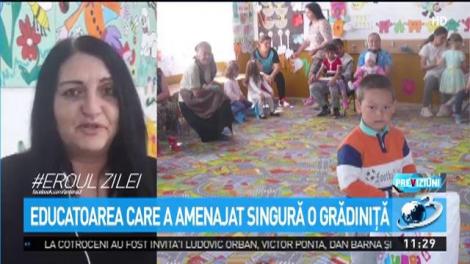 Maria Magdalena Mihăescu, educatoarea care a amenajat singură o grădiniţă
