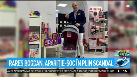 Rareş Bogdan, apariţie-şoc în plin scandal