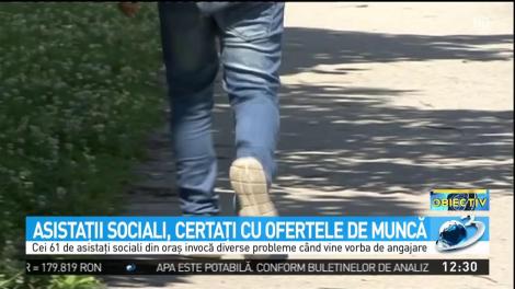 Asistaţii sociali, certaţi cu ofertele de muncă