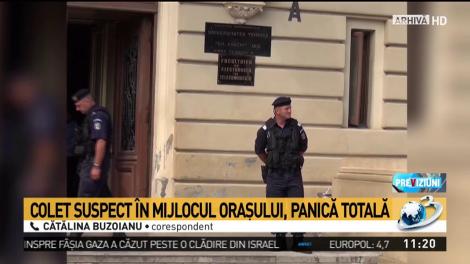 Colet suspect &icirc;n mijlocul oraşului Constanţa