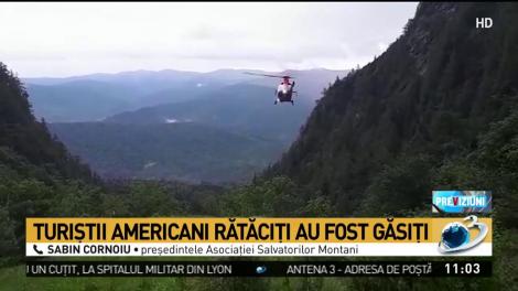 Turiști rătăciți, căutați cu elicopterul
