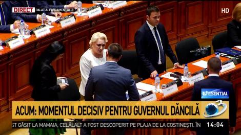 Moțiunea de cenzură, votată azi în Parlament. Moment decisiv pentru Guvernul Dăncilă