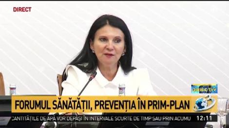 Sorina Pintea, declarații de la Forumul Sănătății: &bdquo;Am fost acuzată că fac vizite inopinate pentru imagine&rdquo;