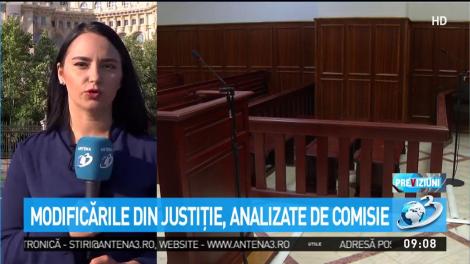 Modificările din Justiție, analizate de Comisie