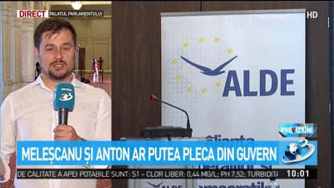 Meleșcanu și Anton ar putea pleca de la Guvern