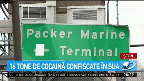 Captură de droguri în portul Philadelphia! Au fost confiscate 16 tone de cocaină care urmau să ajungă în Europa