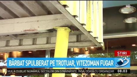 Bărbat spulberat pe un trotuar din Brăila. Șoferul vitezoman a fugit de la locul accidentului