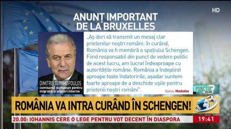 România va intra curând în Schengen