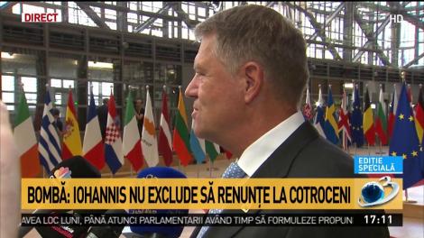 Klaus Iohannis, referitor la funcția de președinte al Consiliului European: „Să sperăm că vom avea un nume în scurt timp”