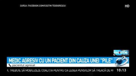 „Mi-a sucit mâna, mi-a smuls telefonul din mână și mi l-a aruncat în coșul de gunoi”. Pacientul bruscat de un medic de la Spitalul Floreasca, declarații uluitoare