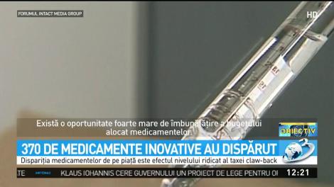 370 de medicamente inovative au dispărut