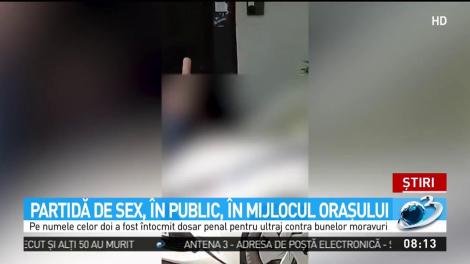 Partidă de sex, &icirc;n public, &icirc;n mijlocul orașului