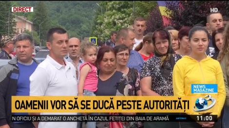 Protest la Baia de Aramă