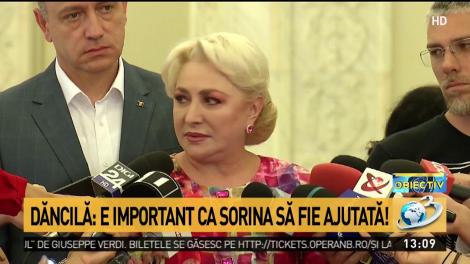 Viorica Dăncilă, după şedinţa de coaliţie: Vom lua toate măsurile astfel &icirc;nc&acirc;t să o ajutăm pe Sorina