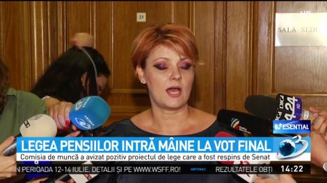 Legea pensiilor intră m&acirc;ine la vot final