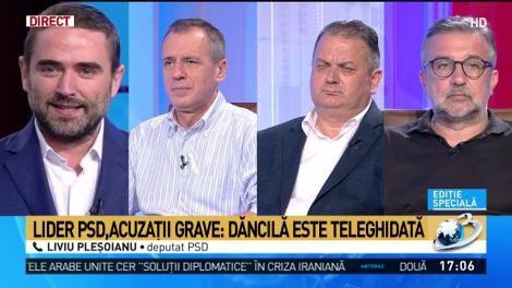 Liviu Pleșoianu: „Premierul României e teleghidat de serviciile secrete”