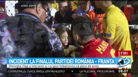 Incident șocant la finalul meciului România-Franța