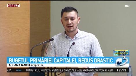 Bugetul Primăriei Capitalei, redus drastic