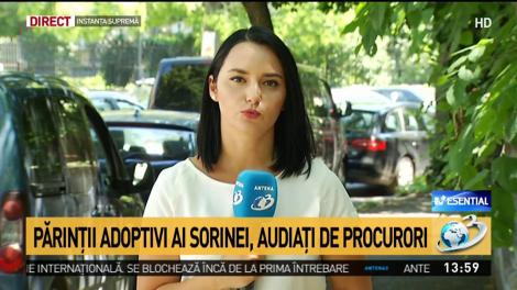 Părinţii adoptivi ai Sorinei, audiaţi de procurori
