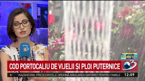 Cod portocaliu de vijelii şi ploi puternice
